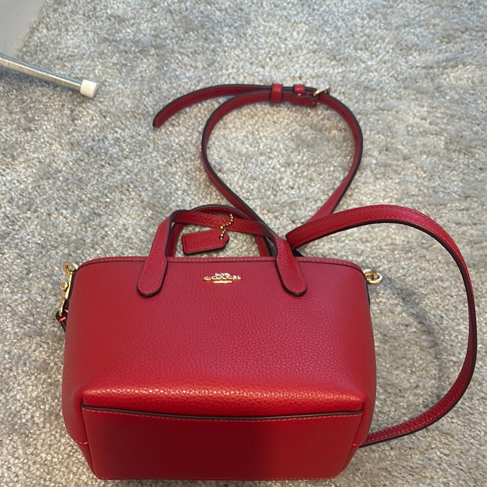 Coach Vibrant Red Crossbody Bag